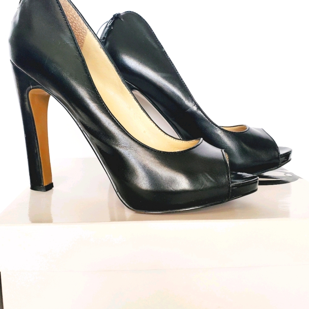 Nine West High Heel Peep-Toe Pumps